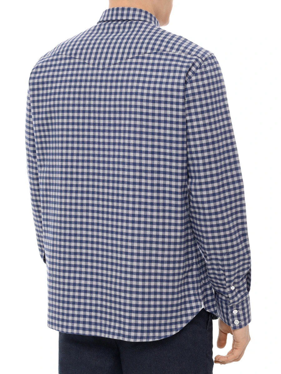 Рубашка Regular Fit хлопковая MARIA SANTANGELO 23-3360-6 Синий  Фото 3