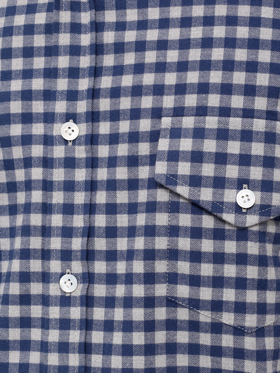 Рубашка Regular Fit хлопковая MARIA SANTANGELO 23-3360-6 Синий  Фото 5