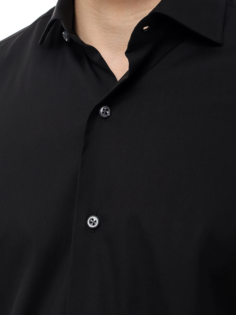 Рубашка Regular Fit хлопковая MARIA SANTANGELO F3444018-0022 Черный  Фото 5