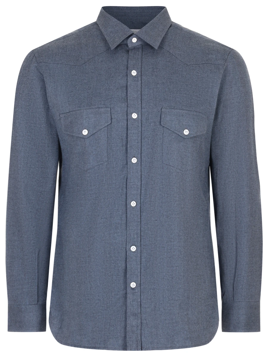 Рубашка Regular Fit хлопковая MARIA SANTANGELO 2-3318-2 Синий 