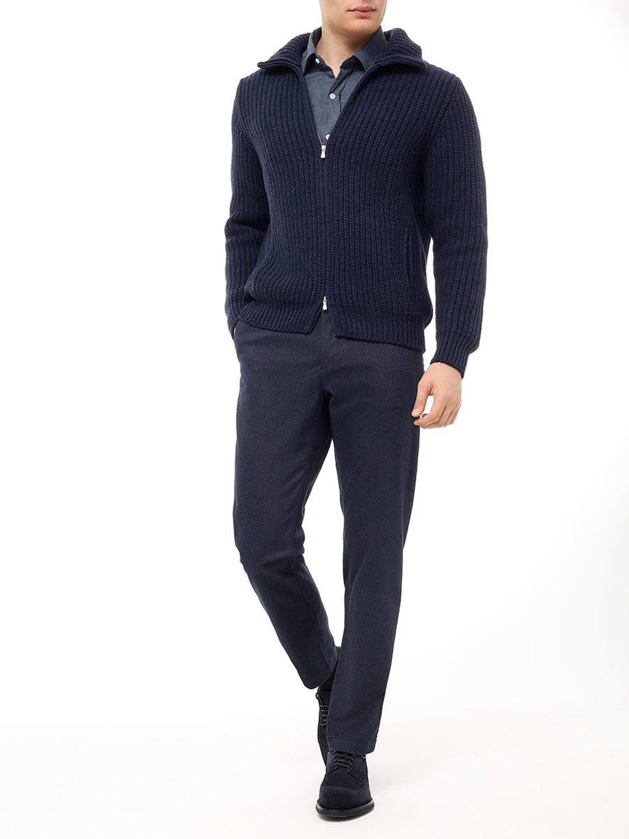 Рубашка Regular Fit хлопковая MARIA SANTANGELO 2-3318-2 Синий  Фото 2