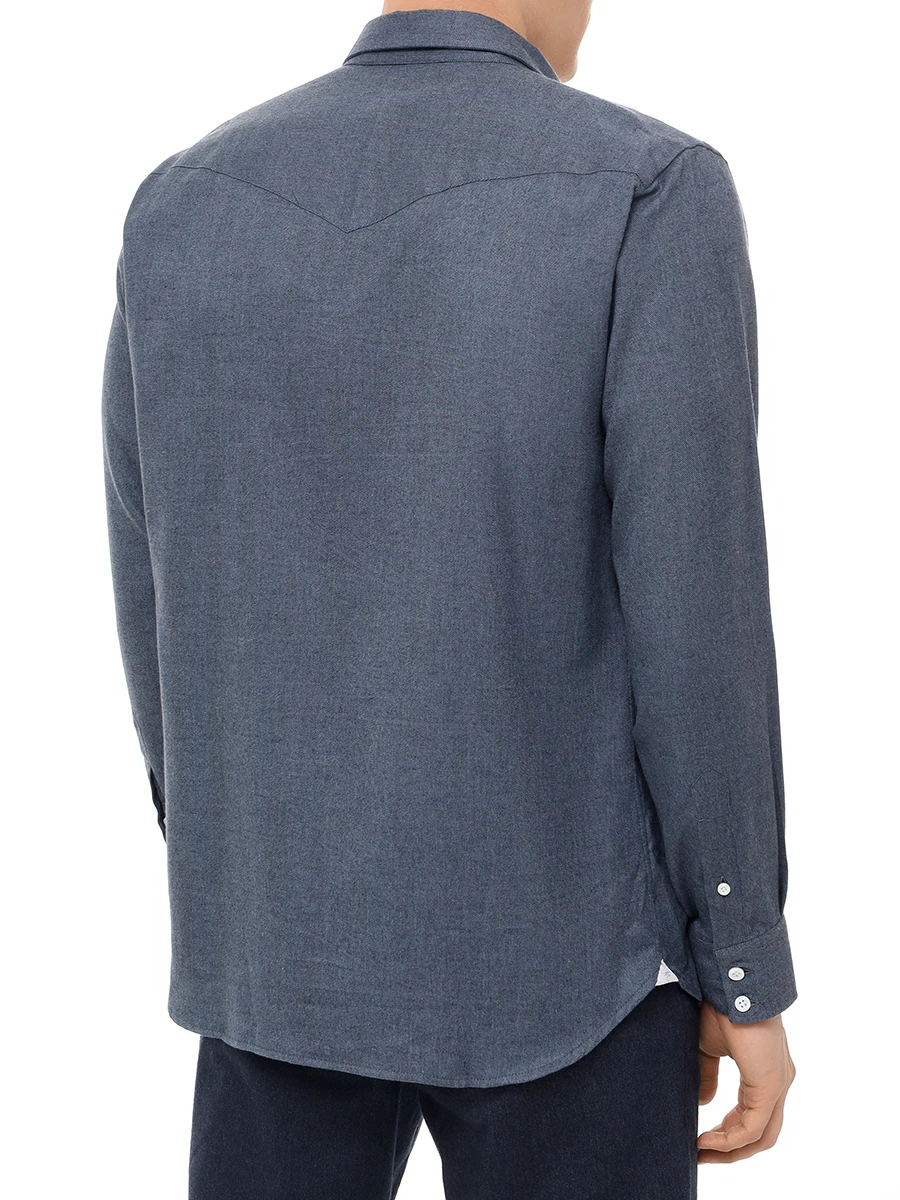 Рубашка Regular Fit хлопковая MARIA SANTANGELO 2-3318-2 Синий  Фото 3