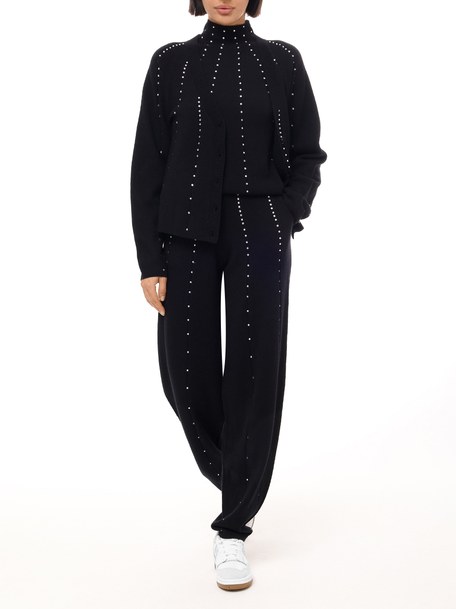 Джемпер шерстяной NOT SHY 4509010 Черный  Фото 2