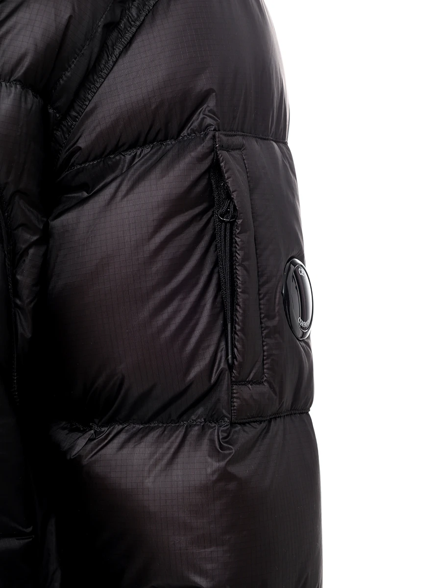 Куртка стеганая CP COMPANY 17CMOW206A006099A/999 Черный  Фото 5