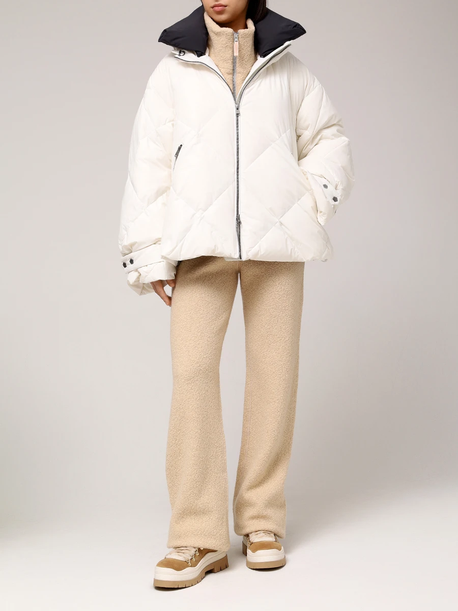 Пуховик стеганый NAUMI 1223SW-1021-A001 Белый  Фото 2