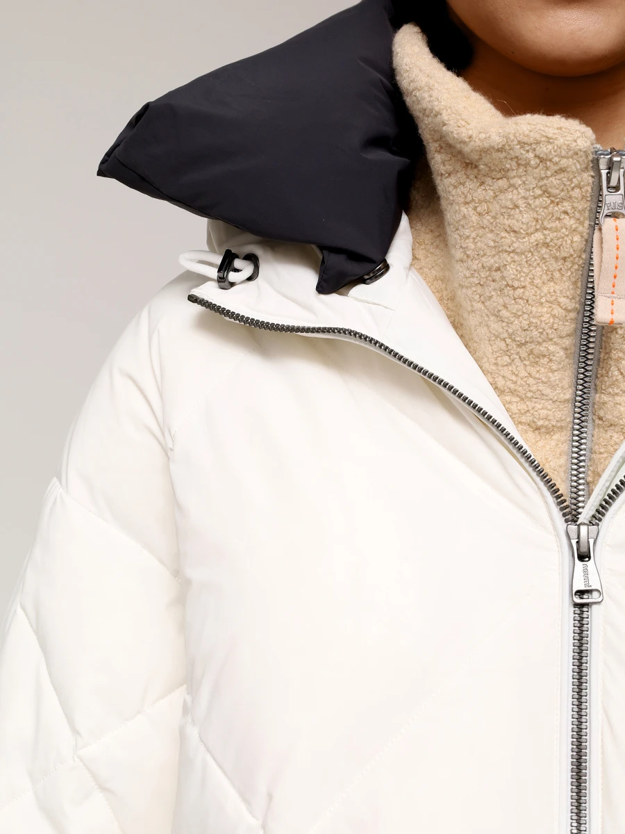 Пуховик стеганый NAUMI 1223SW-1021-A001 Белый  Фото 5