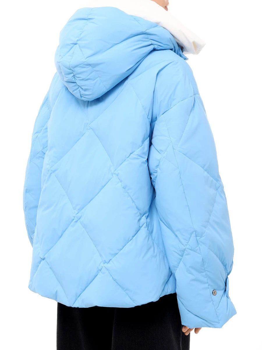 Пуховик стеганый NAUMI 1223SW-1021-A702 Синий  Фото 3