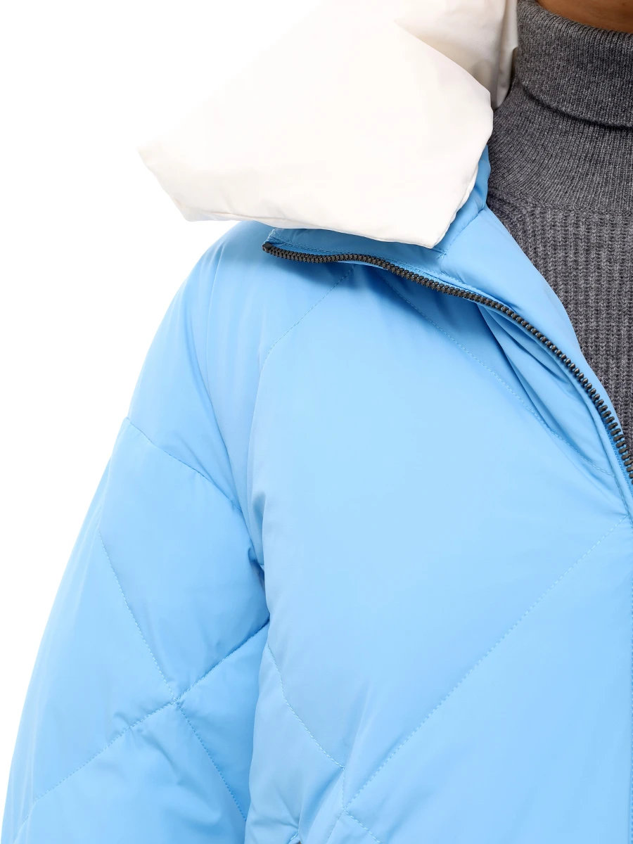 Пуховик стеганый NAUMI 1223SW-1021-A702 Синий  Фото 5