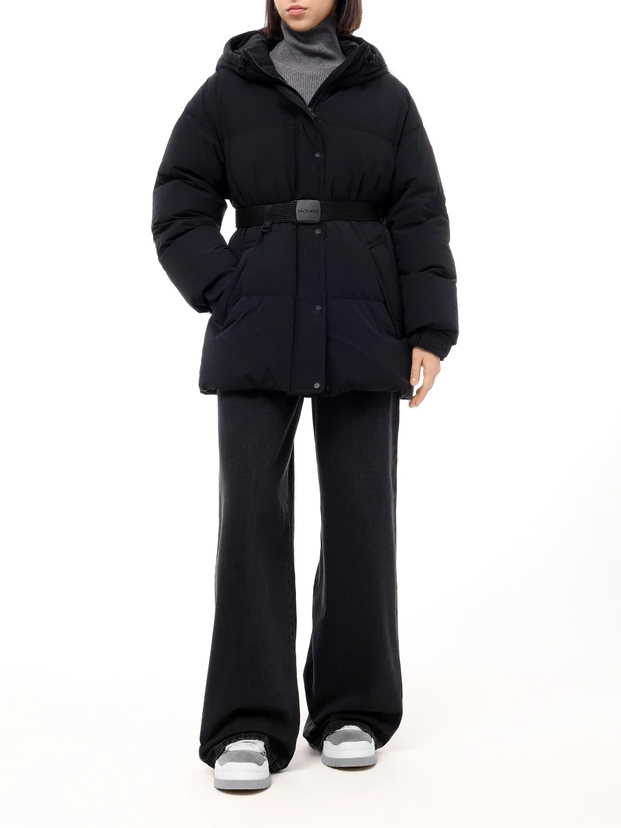 Пуховик стеганый NAUMI 1746SW-1005-A101 Черный  Фото 2