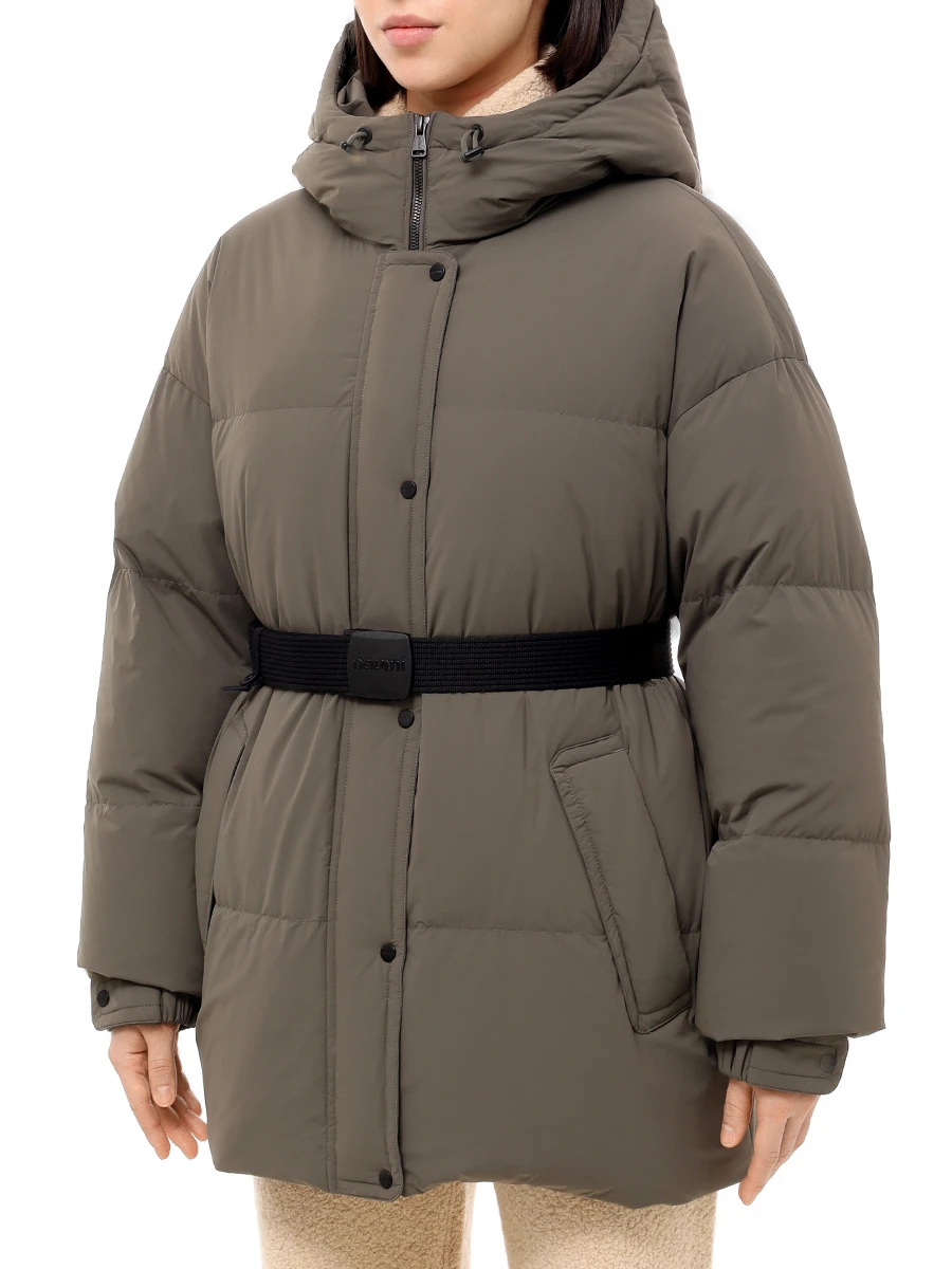 Пуховик стеганый NAUMI 1746SW-1005-A605 Оливковый Зеленый  Фото 4