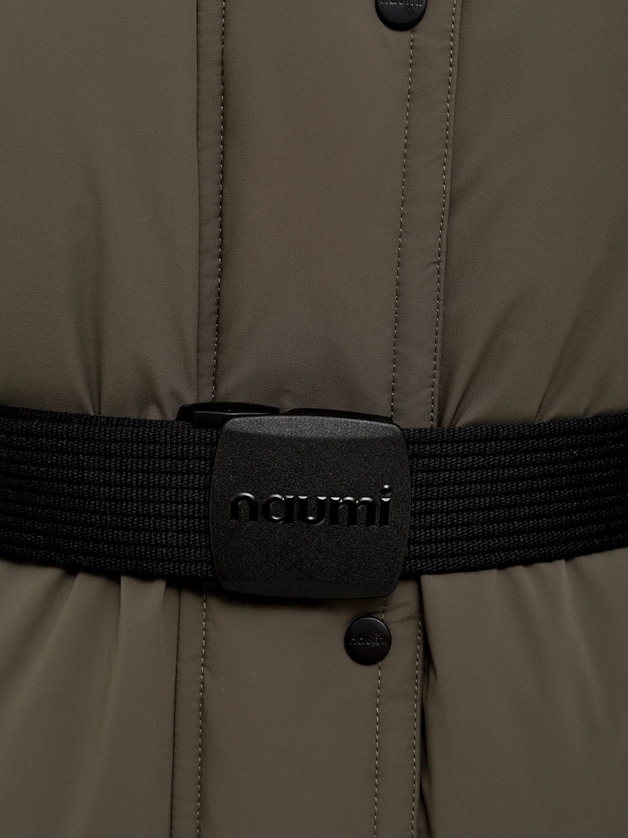 Пуховик стеганый NAUMI 1746SW-1005-A605 Оливковый Зеленый  Фото 6