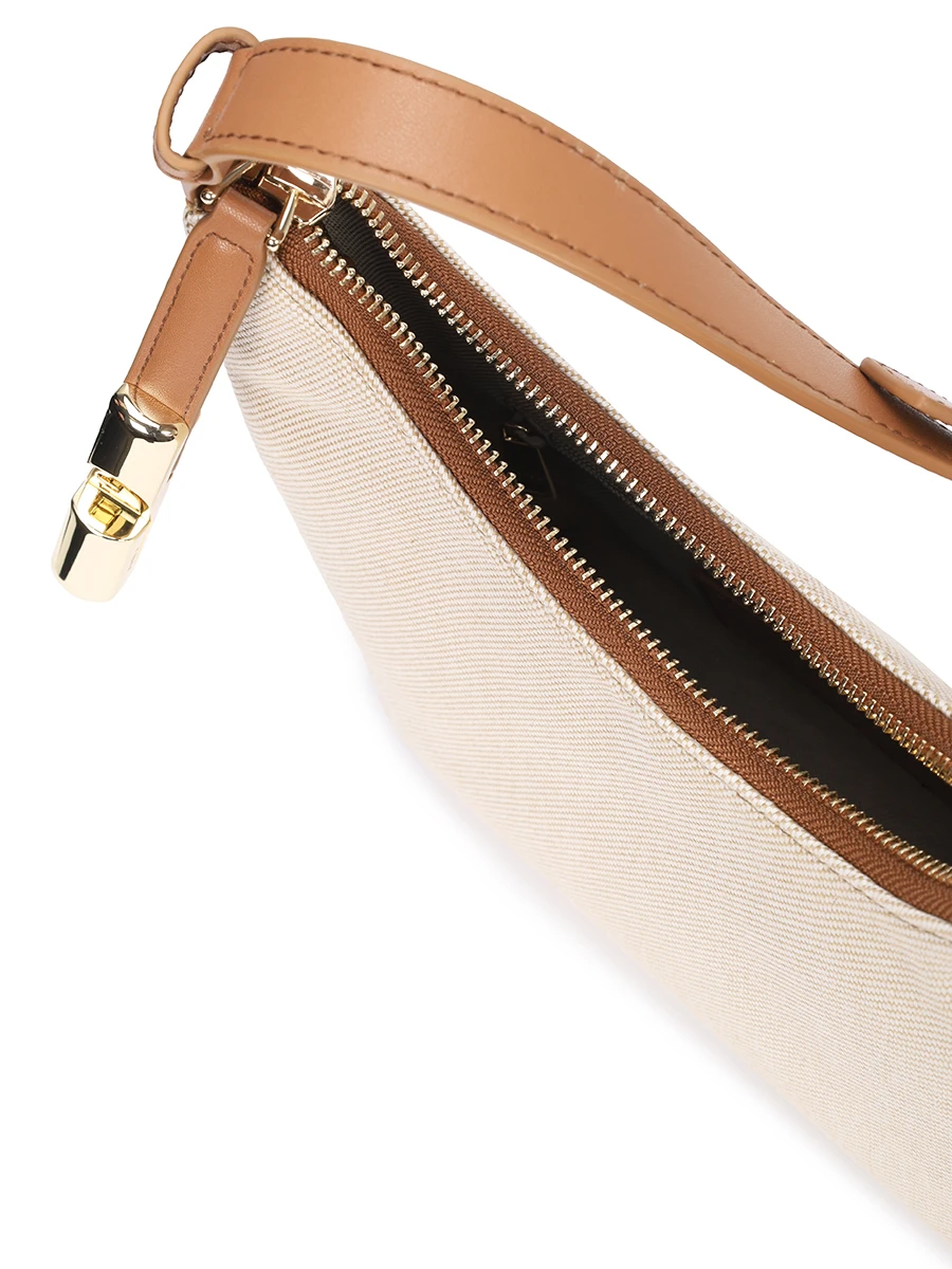 Сумка текстильная FURLA WB01634-BX3542-3331S Бежевый  Фото 4
