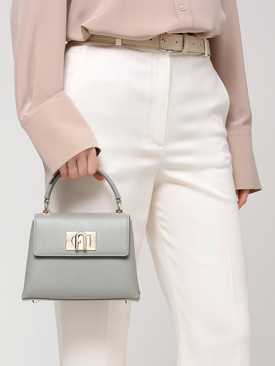 Сумка кожаная 1927 FURLA WB00109-ARE000-AG700 Зеленый  Фото 2