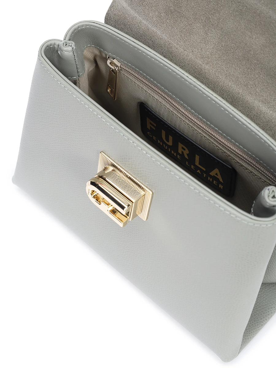 Сумка кожаная 1927 FURLA WB00109-ARE000-AG700 Зеленый  Фото 4
