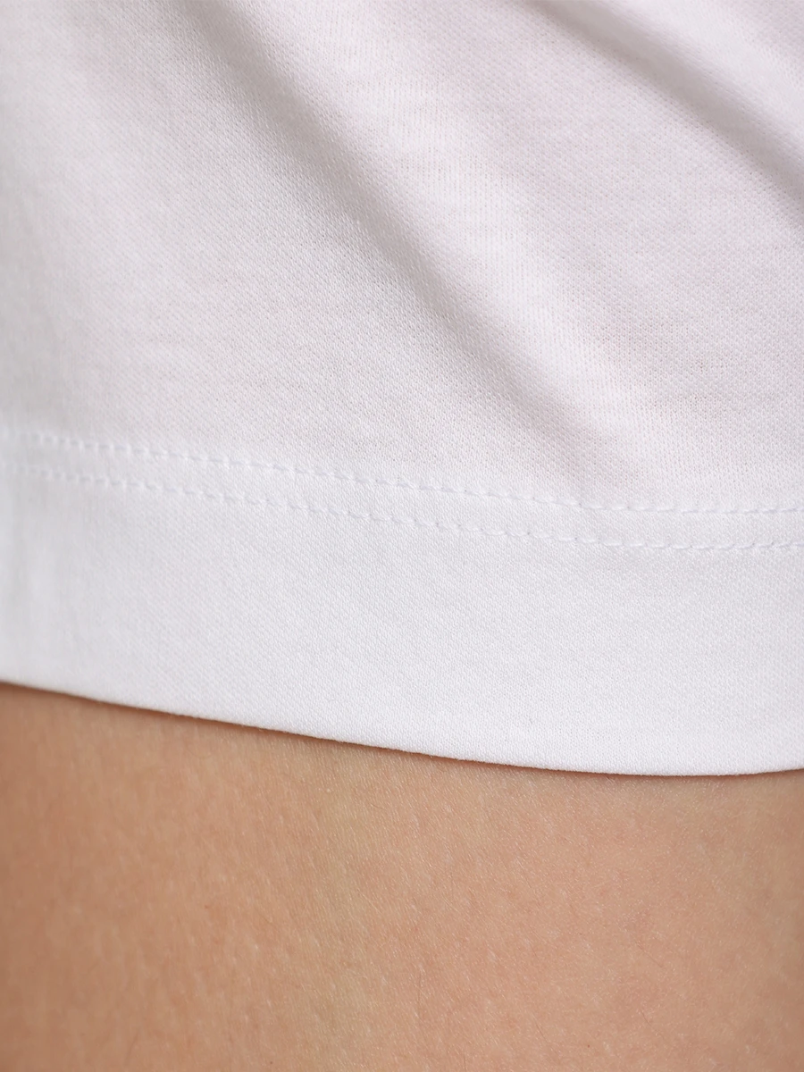 Футболка Slim Fit хлопковая BOSS 50523931/100 Белый  Фото 6