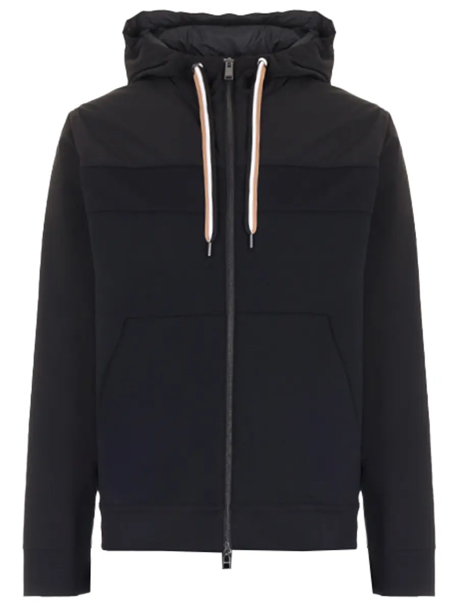 Олимпийка хлопковая BOSS 50524342/001 Черный 