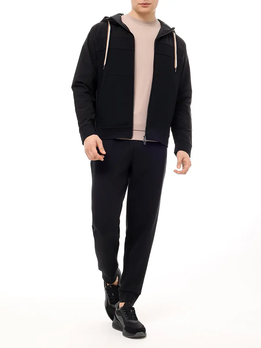 Олимпийка хлопковая BOSS 50524342/001 Черный  Фото 2