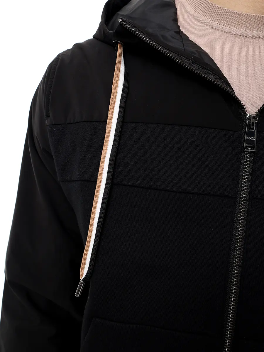 Олимпийка хлопковая BOSS 50524342/001 Черный  Фото 5