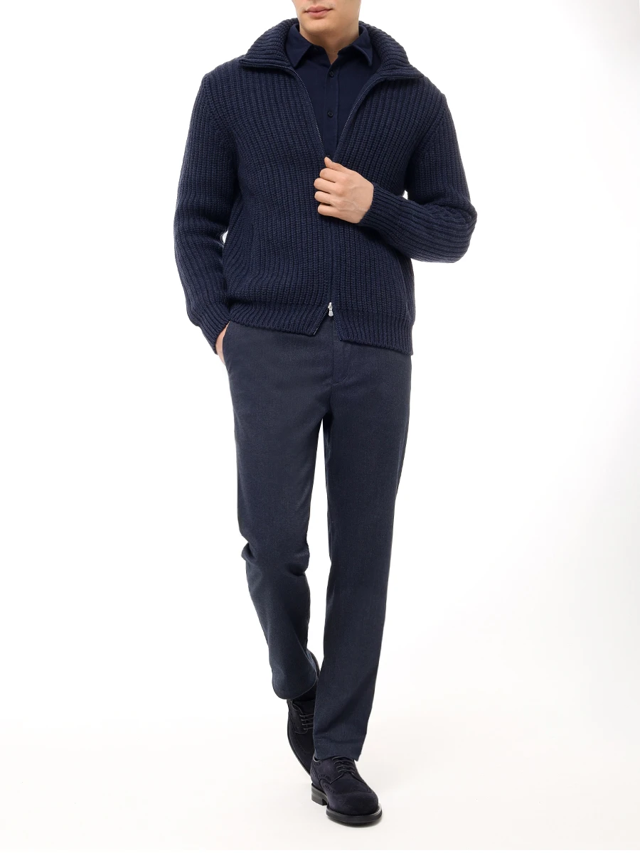Рубашка Regular Fit хлопковая BOSS 50527782/404 Синий  Фото 2
