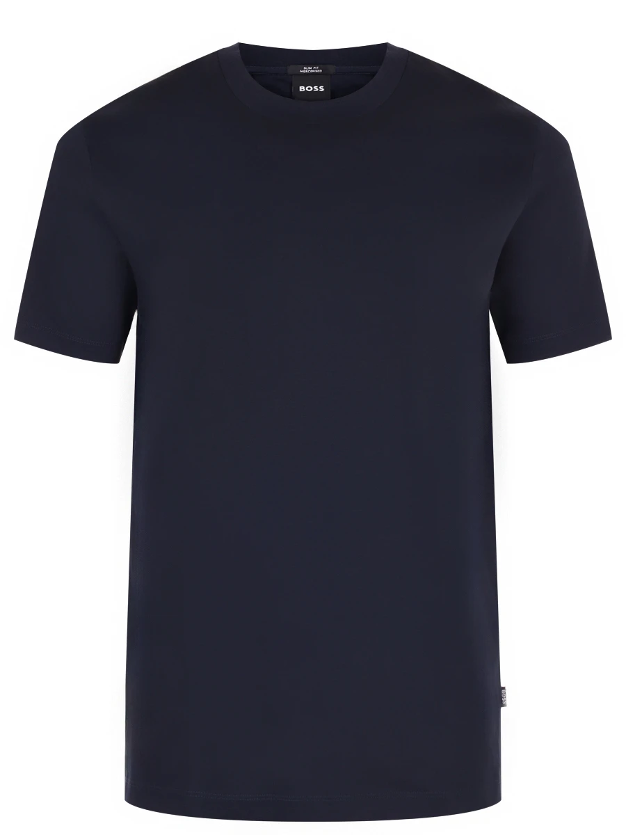 

Футболка Slim Fit хлопковая, Синий, 50523931/404