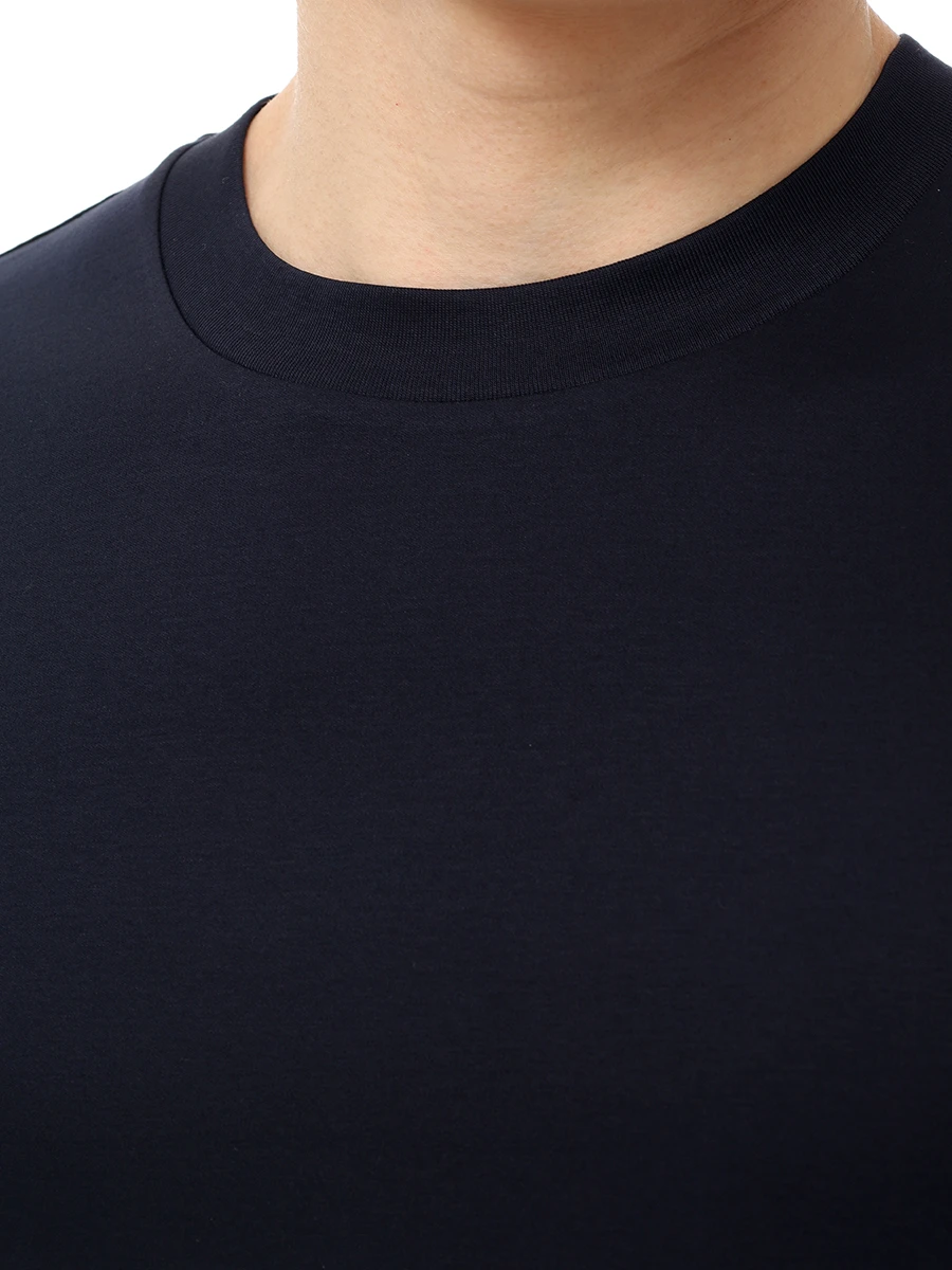 

Футболка Slim Fit хлопковая, Синий, 50523931/404