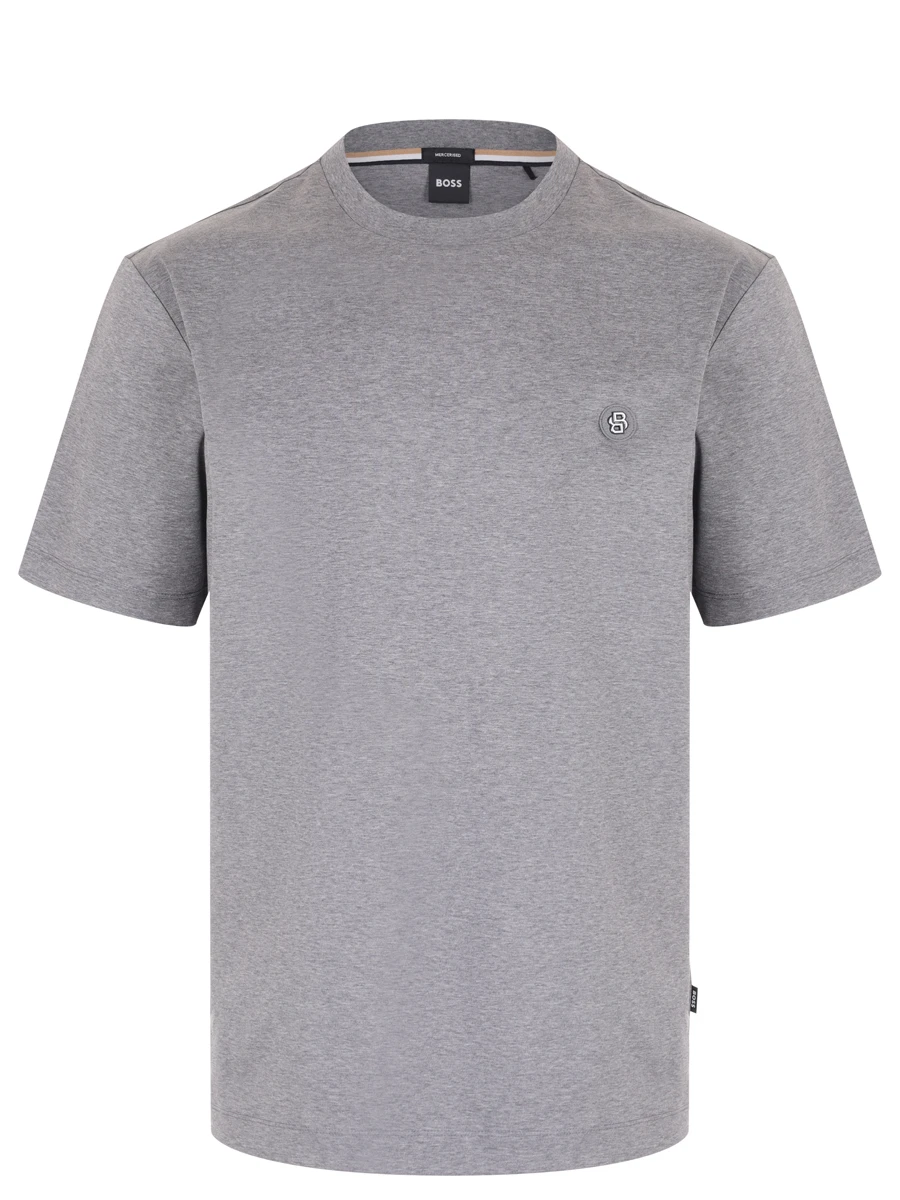 Футболка хлопковая BOSS 50520298/030 Серый 