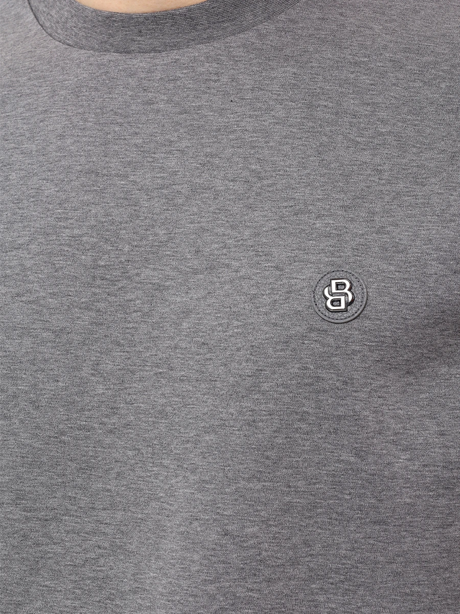 Футболка хлопковая BOSS 50520298/030 Серый  Фото 5