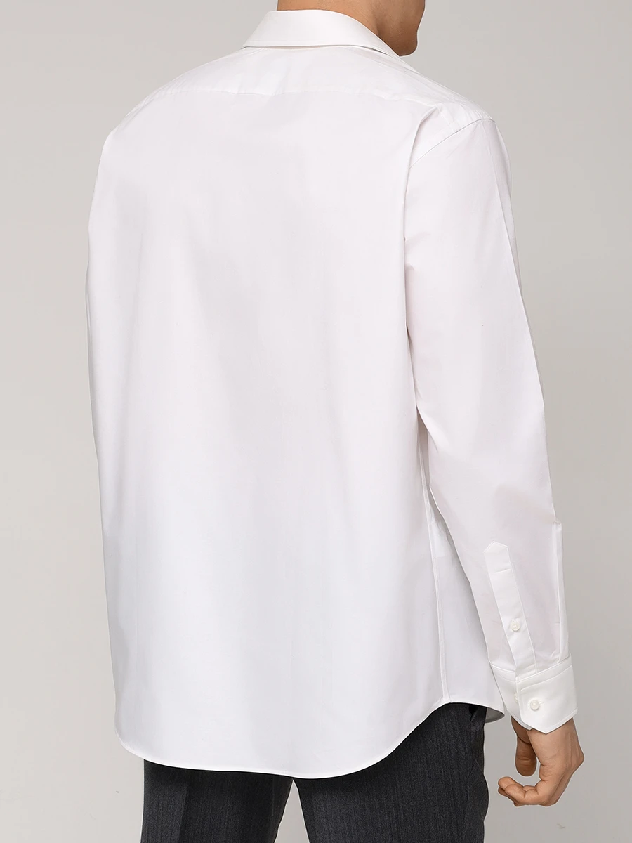 Рубашка Regular Fit хлопковая BOSS 50527242/100 Белый  Фото 3
