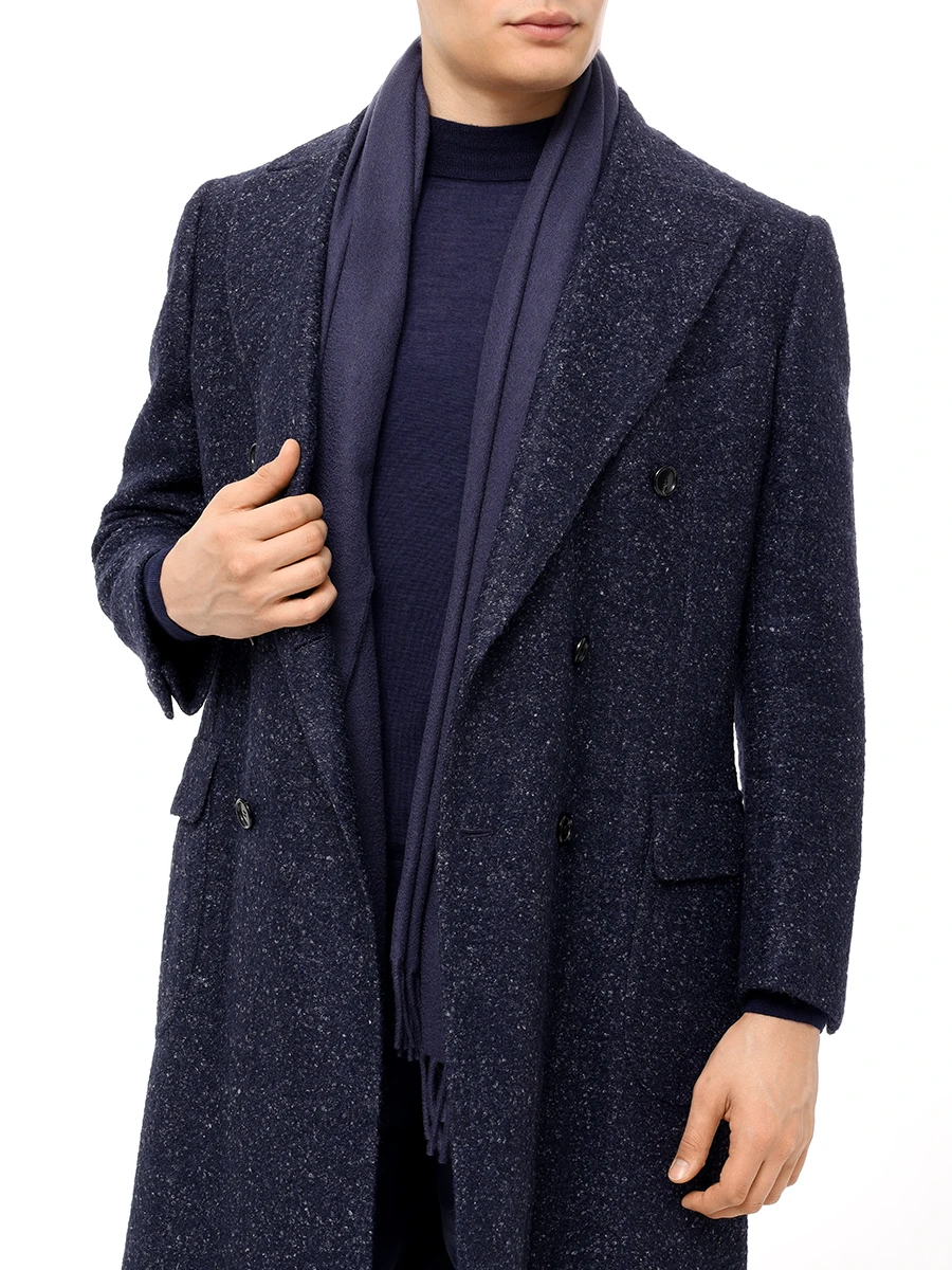 Шарф кашемировый CESARE GATTI 180*70 original Синий Синий  Фото 2