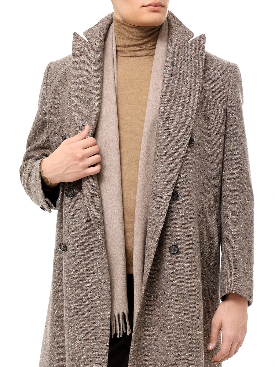 Шарф кашемировый CESARE GATTI 180*75 Бежевый Бежевый  Фото 2