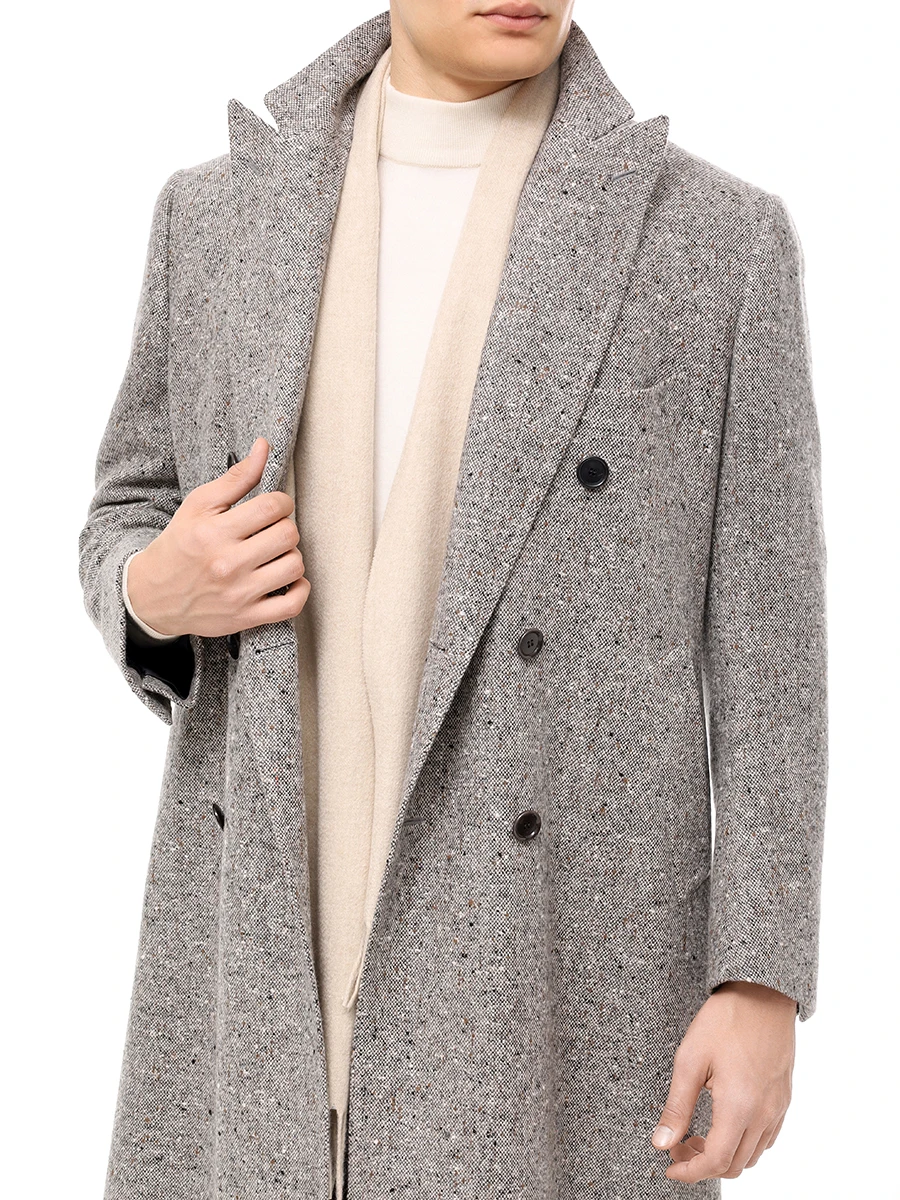 Шарф кашемировый CESARE GATTI 180*47 Бежевый Бежевый  Фото 2