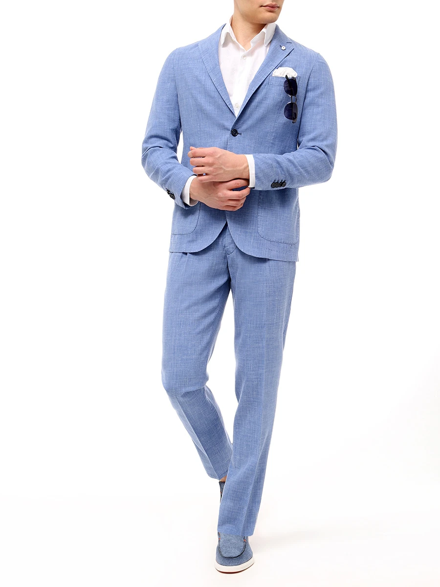 Рубашка Slim Fit хлопковая ETRO MRIB0001 99TJ562W0800 Белый  Фото 2