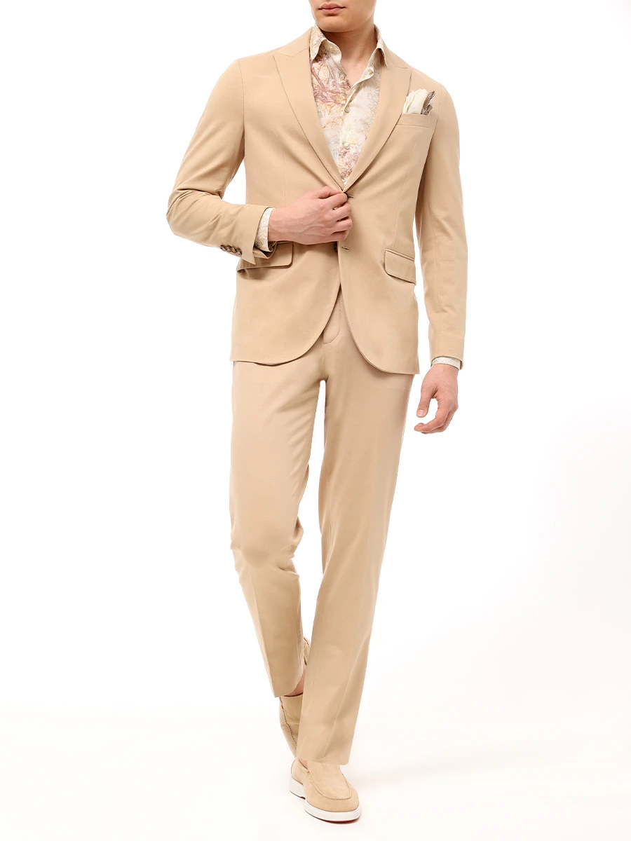Рубашка Slim Fit хлопковая ETRO MRIB0001 99SA5F4X0820 Принт  Фото 2