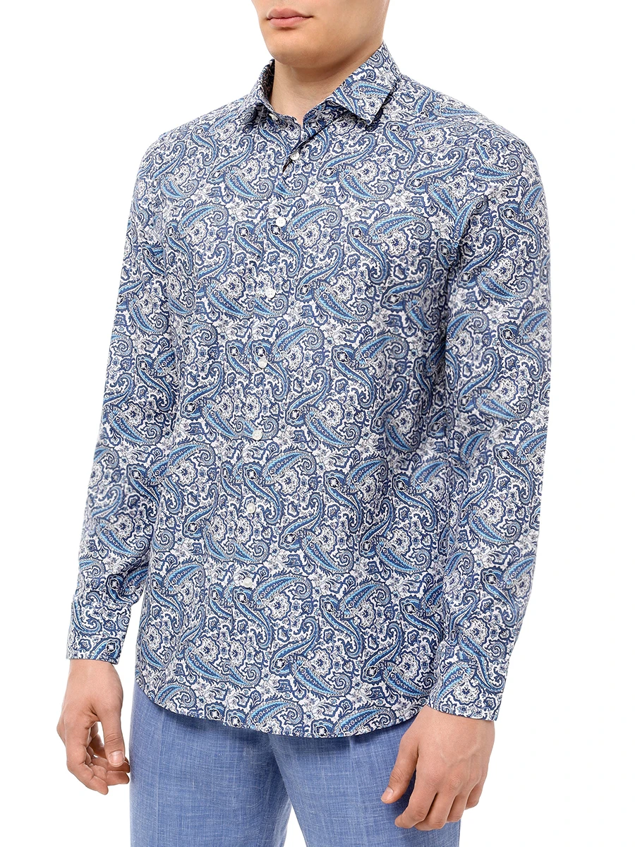 

Рубашка Regular Fit хлопковая, Белый, MRIB0001 99SA5E9X0800