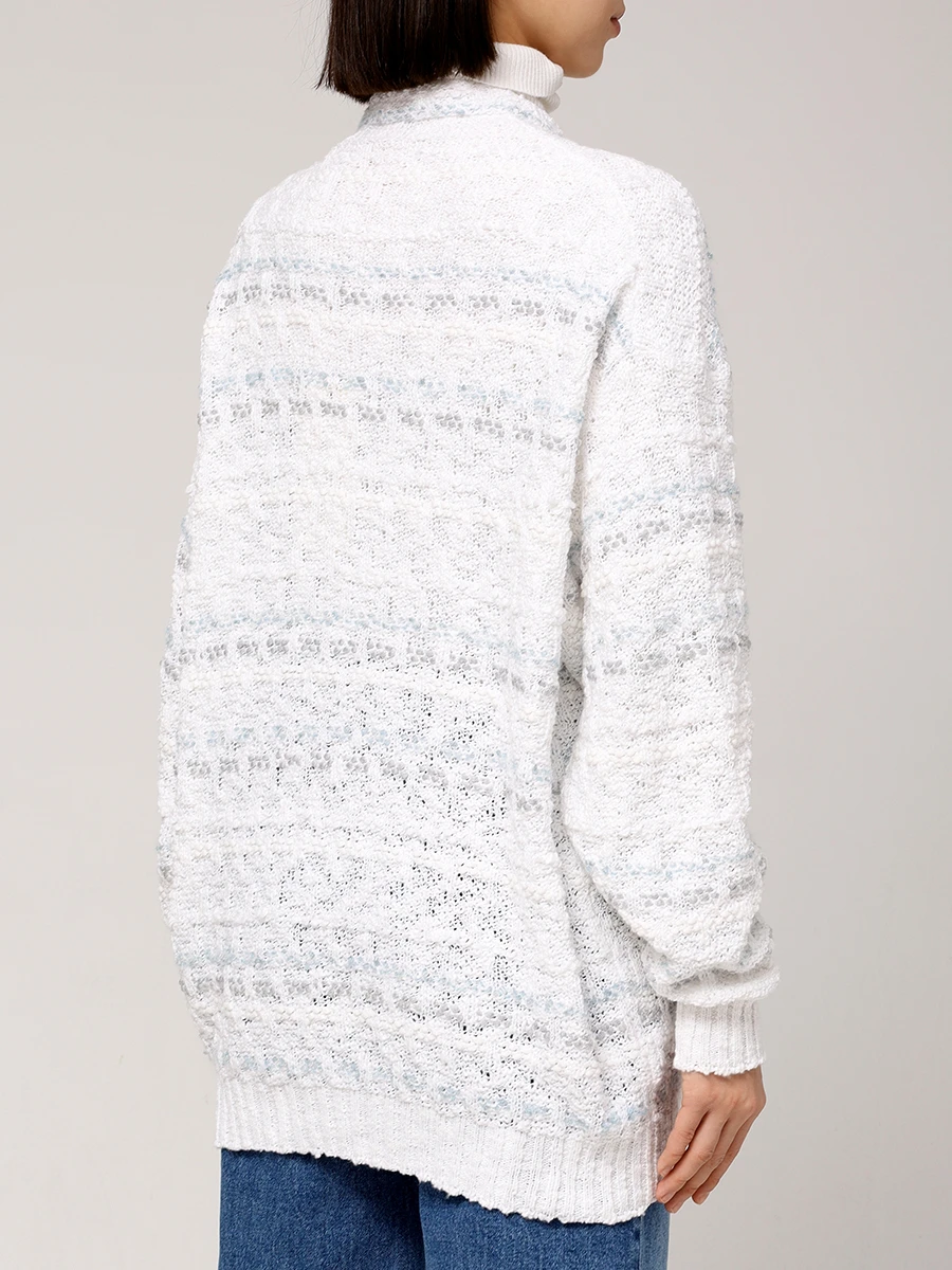 Кардиган хлопковый AND THE BRAND S25-CG037-1004-141 Голубой  Фото 3