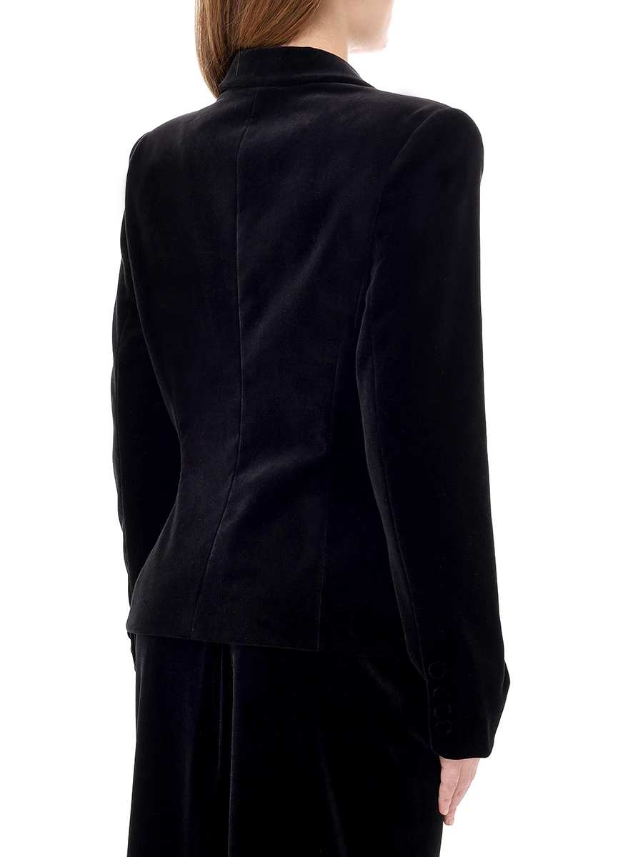 Жакет бархатный YANINA Т-2947/1 Черный  Фото 3