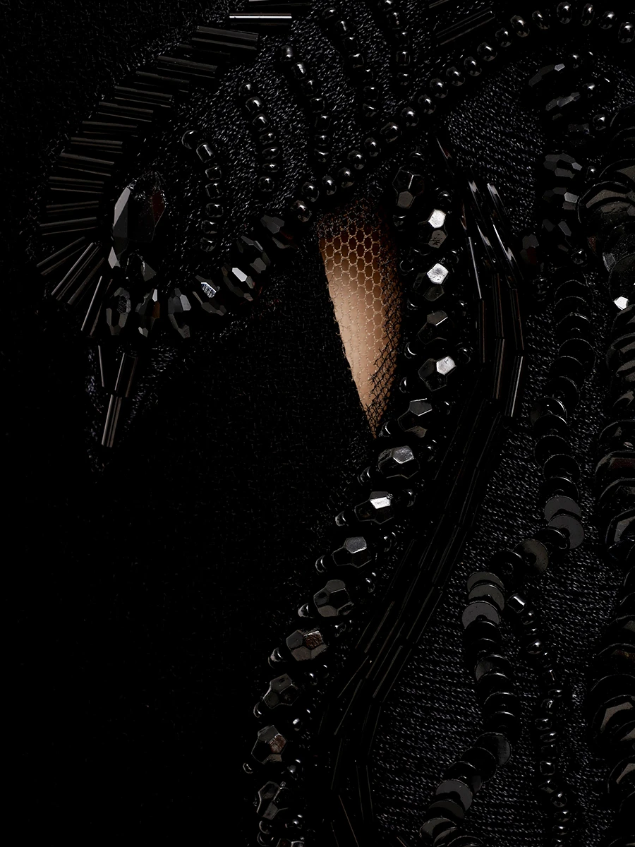 Платье-футляр YANINA Т-2945 Черный  Фото 6