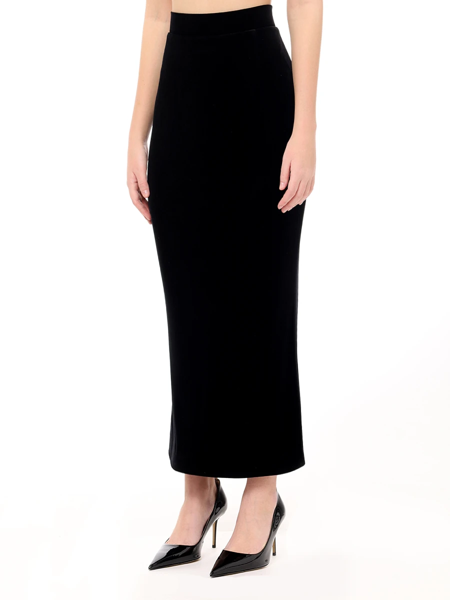 Юбка-карандаш YANINA Т-1879B Черный  Фото 4