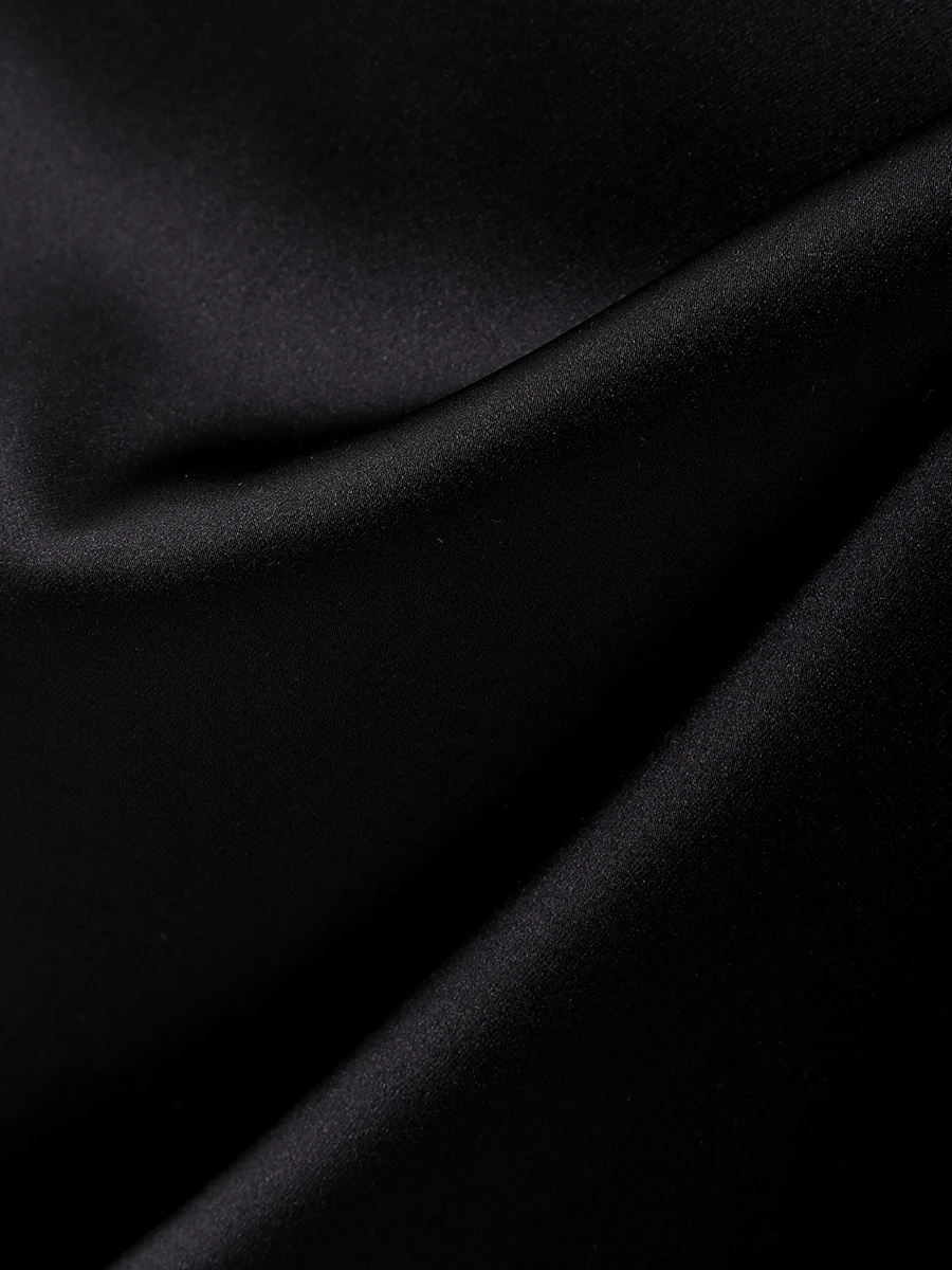 Юбка шелковая YANINA Т-2939 Черный  Фото 6