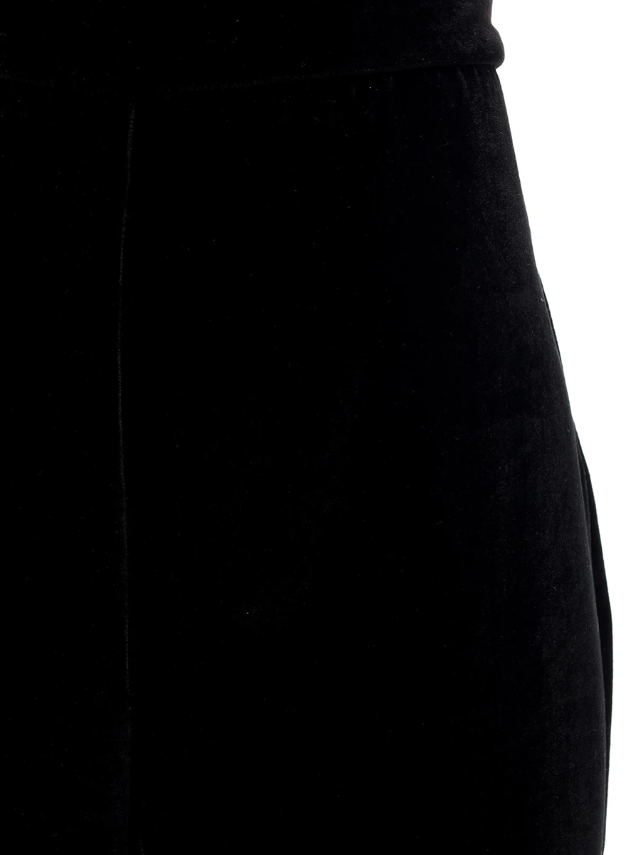 Брюки шелковые YANINA Т-2937 Черный  Фото 5