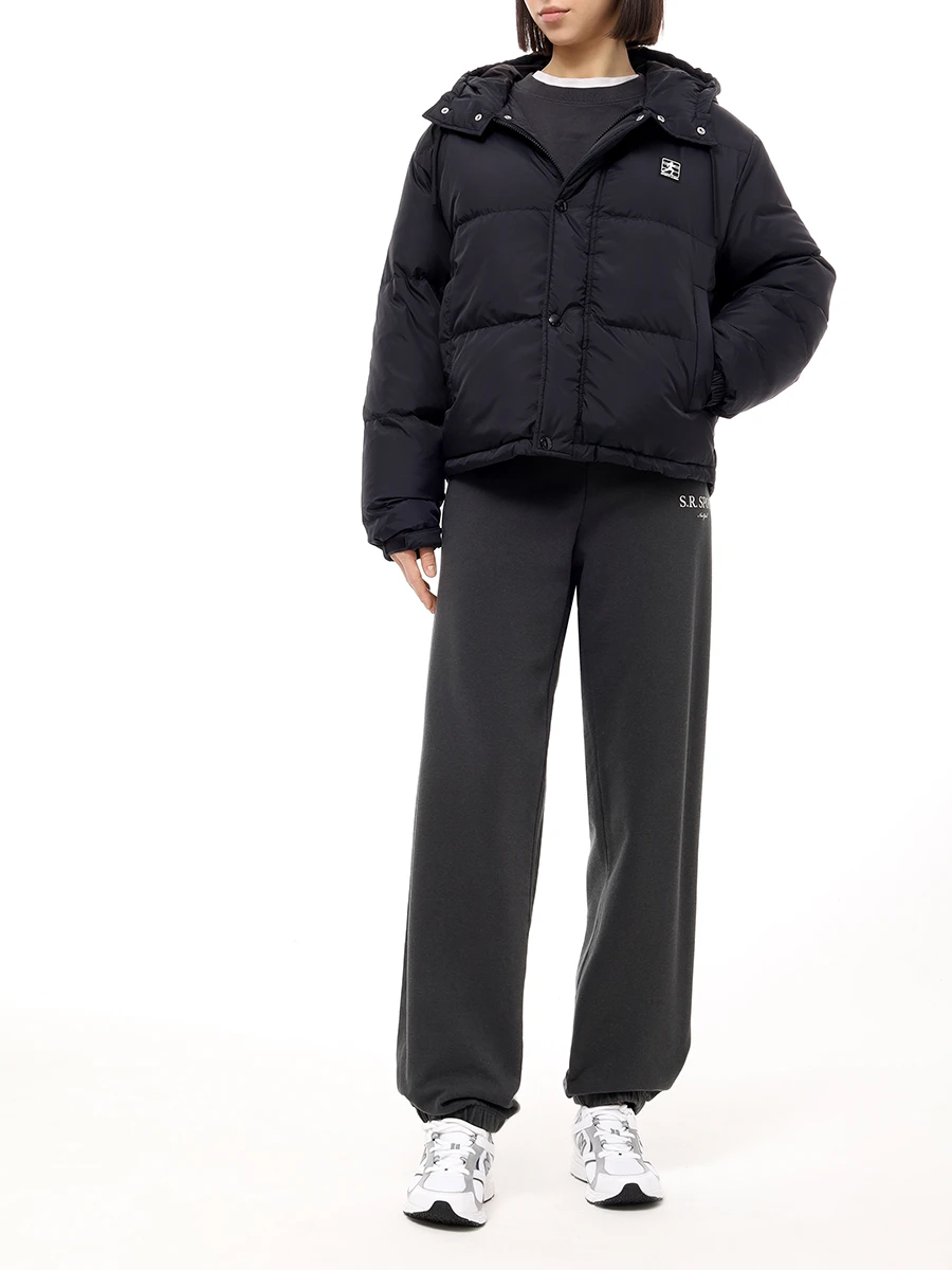 Куртка стеганая SPORTY & RICH OW020514141BA01/4 Черный  Фото 2