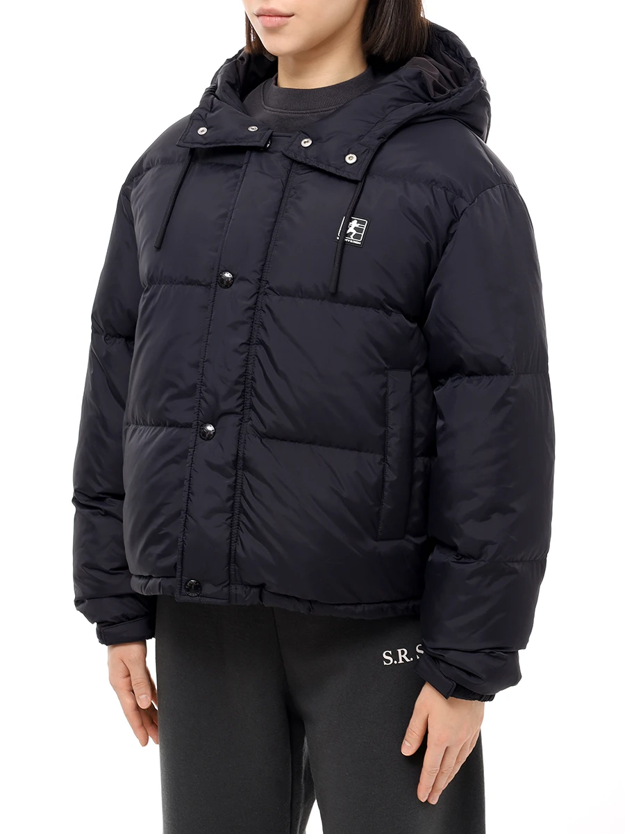 Куртка стеганая SPORTY & RICH OW020514141BA01/4 Черный  Фото 4