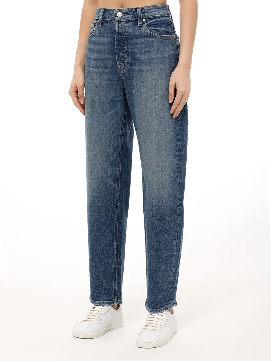 Джинсы хлопковые PAIGE 7032L53-B711 Синий  Фото 4