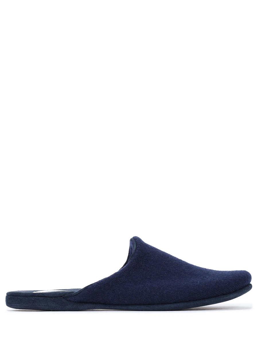 Тапочки из кашемира и замши MASSERANO CASHMERE Romeo 21034/405 Синий 