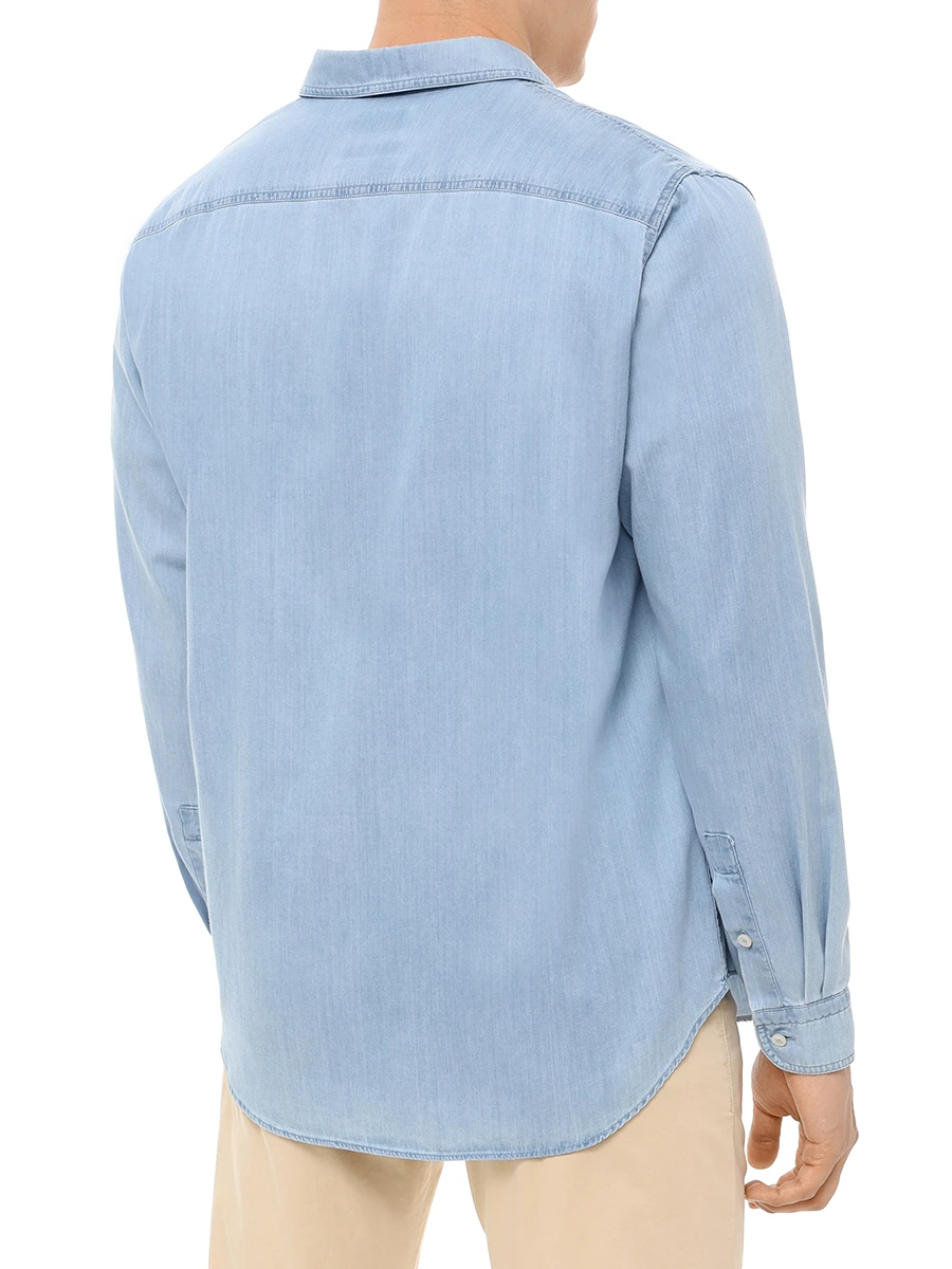

Рубашка Regular Fit хлопковая, Голубой, 25413236/J01