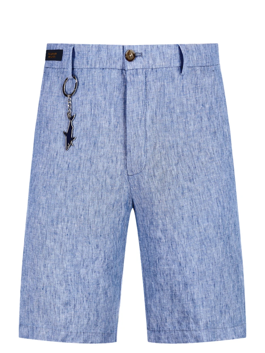 

Бермуды льняные, Голубой, 25414042/116