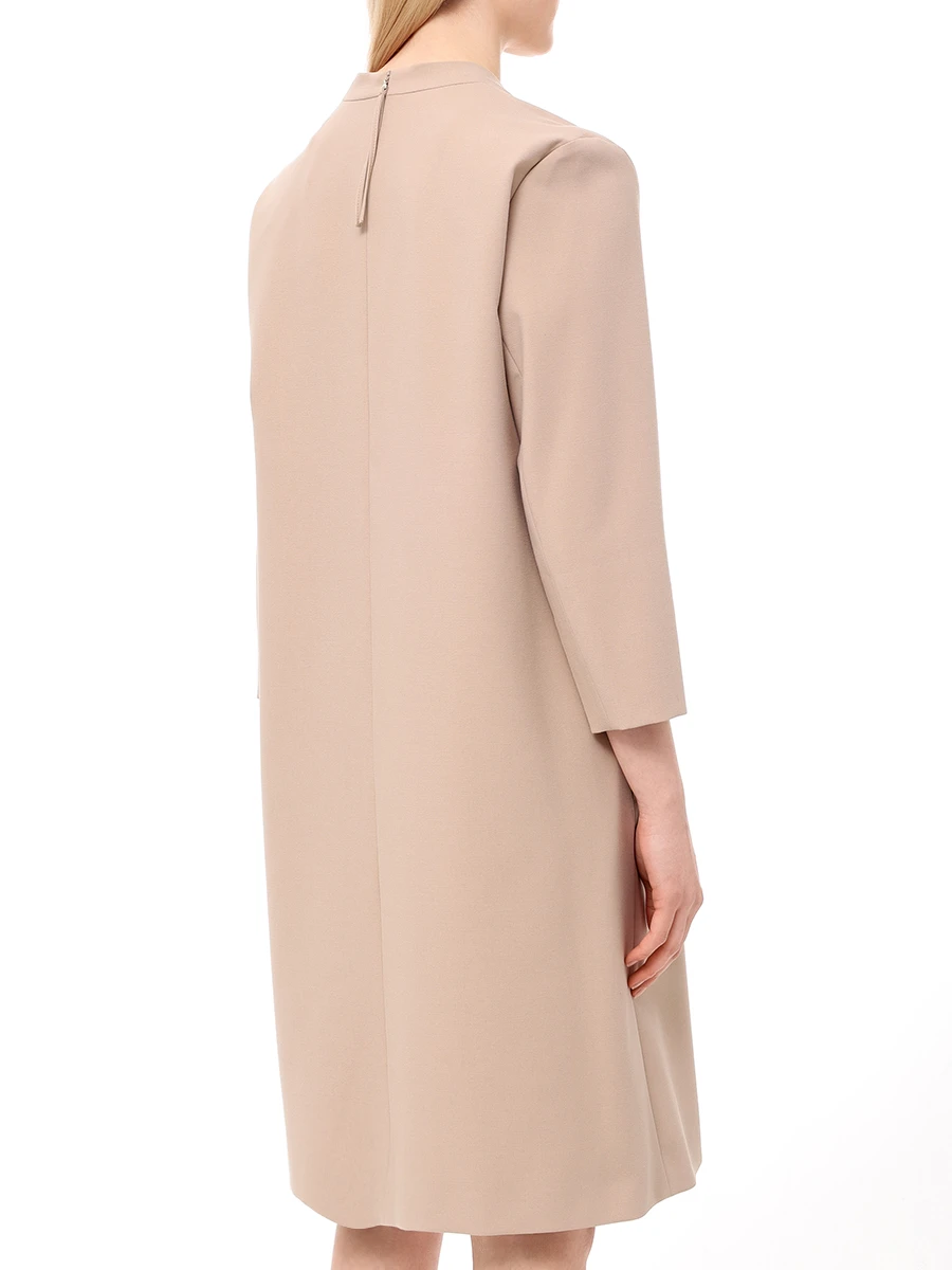 

Платье однотонное, Бежевый, DE448 10015952 242