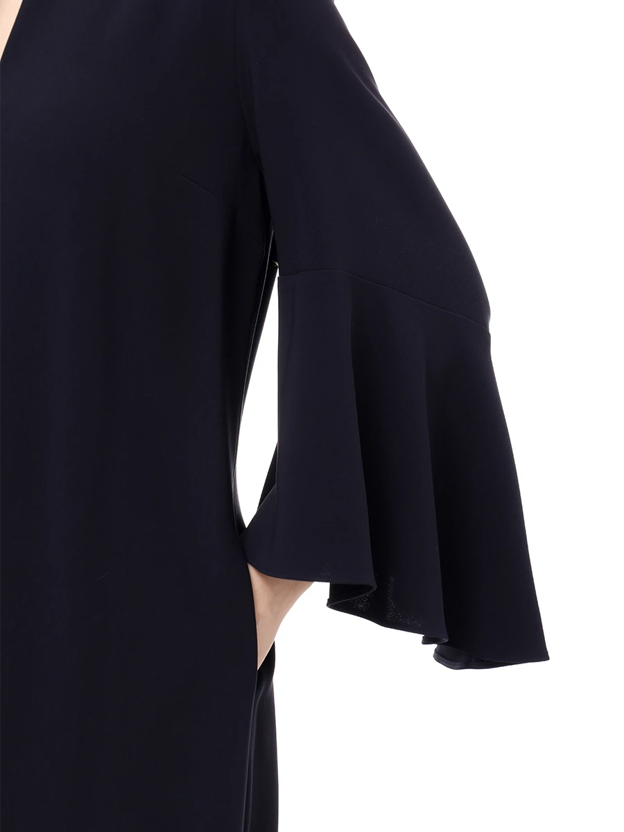 

Платье однотонное, Синий, DE434H 10014537 415 Темно