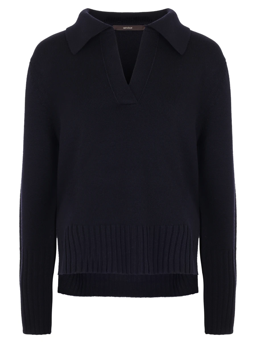 Джемпер шерстяной WINDSOR DP438 10010515 415 Темно Синий 