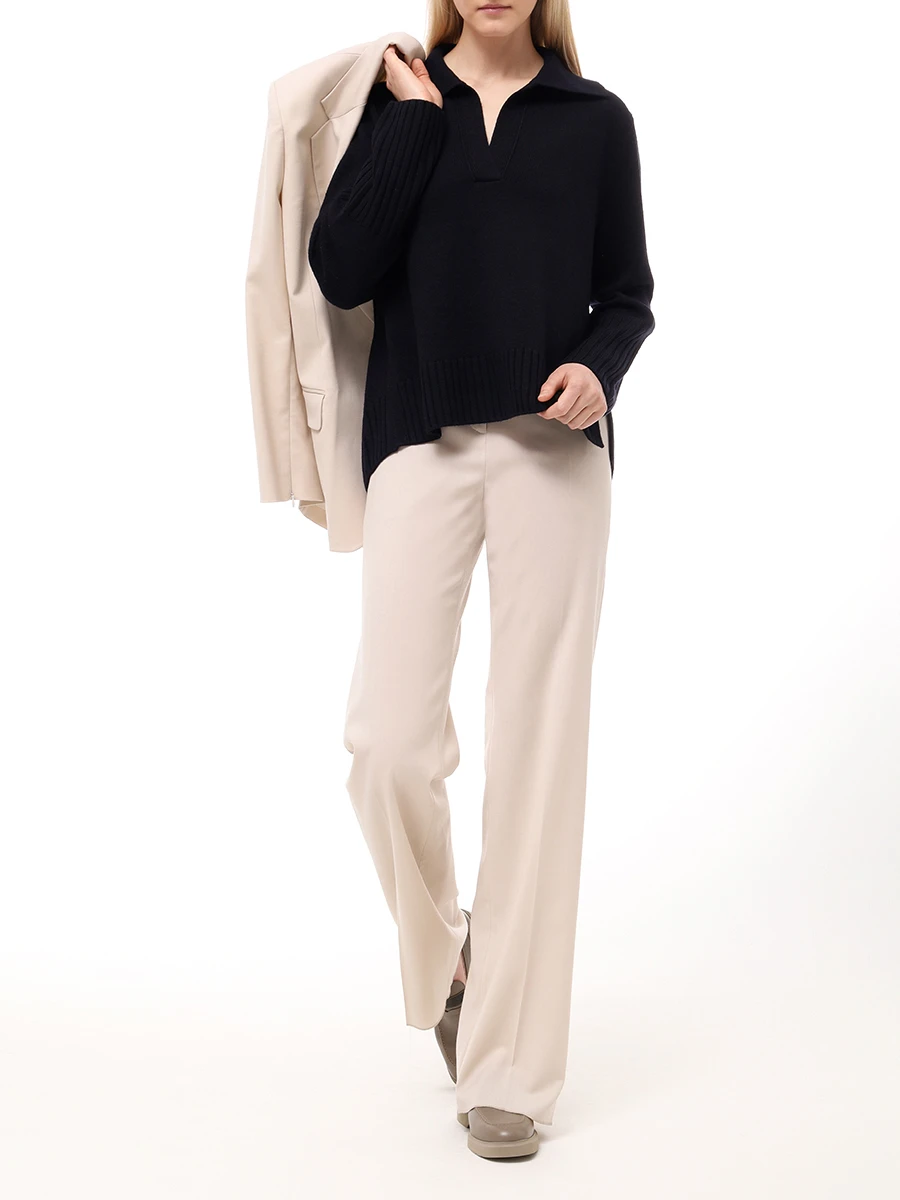 Джемпер шерстяной WINDSOR DP438 10010515 415 Темно Синий  Фото 2